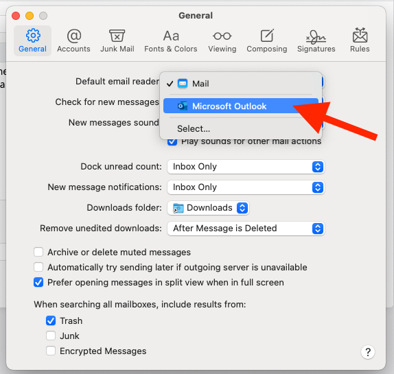 default mail app mac